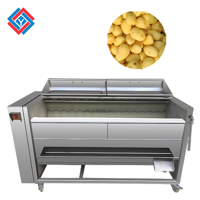 土豆清洗脱皮机JYTP-1800